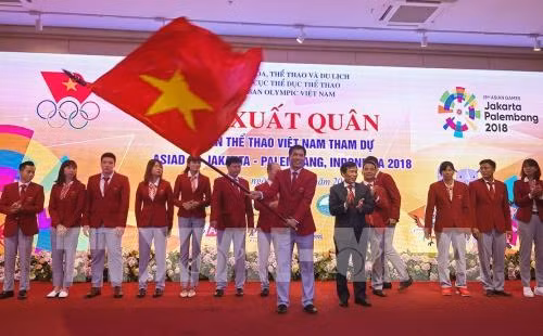 Ceremony sees off Vietnamese sport delegation to Asian Games 2018 ảnh 1