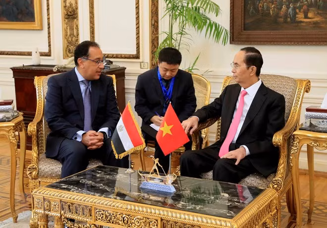 Vietnam, Egypt should bolster trade promotion: President ảnh 1
