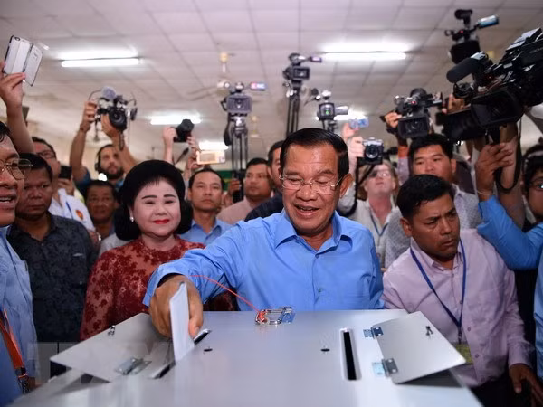 Congratulations to Cambodia on successful NA election ảnh 1