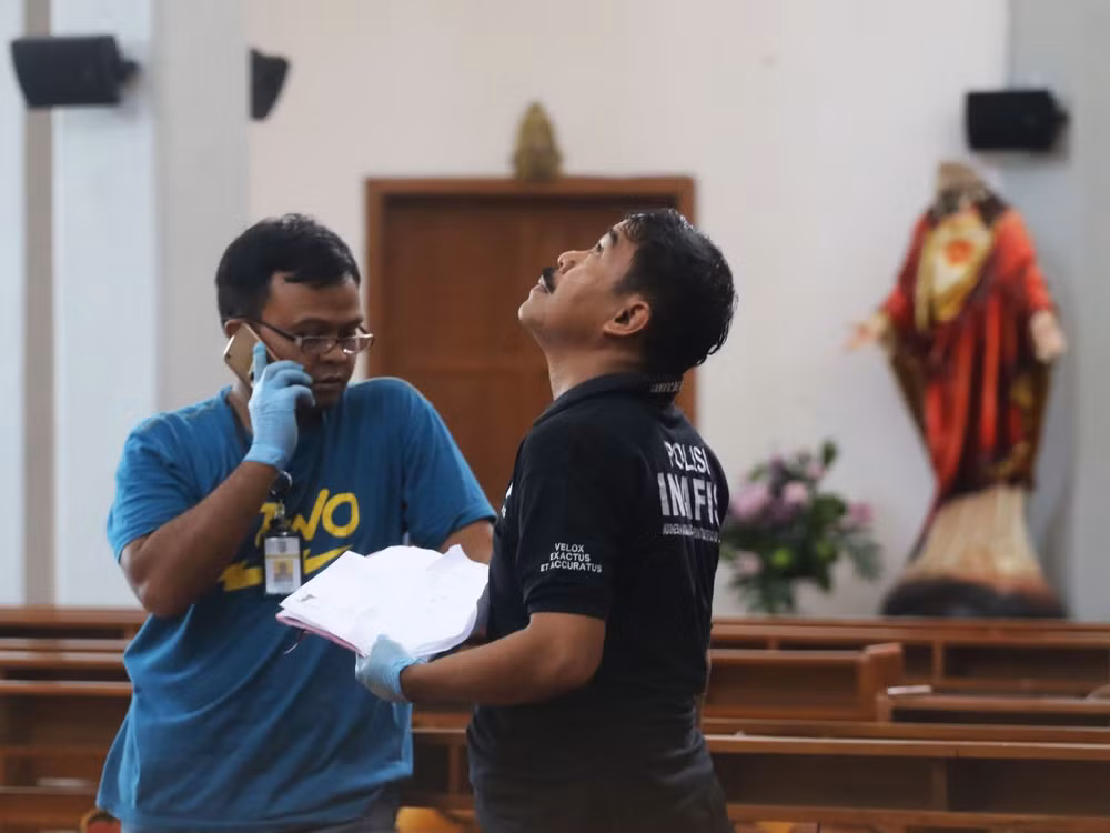 Indonesia: four injured in church attack ảnh 1 Indonesia: four injured in church attack ảnh 1