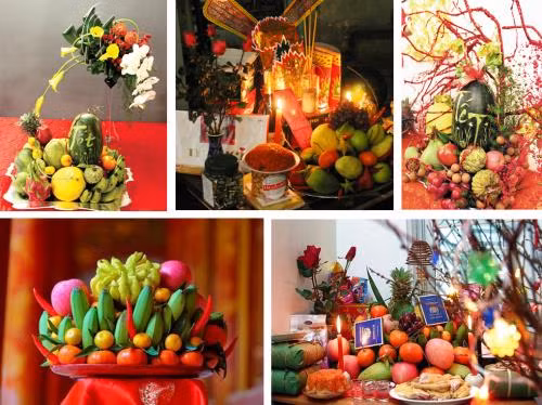 Five-fruit tray at traditional Lunar New Year ảnh 1