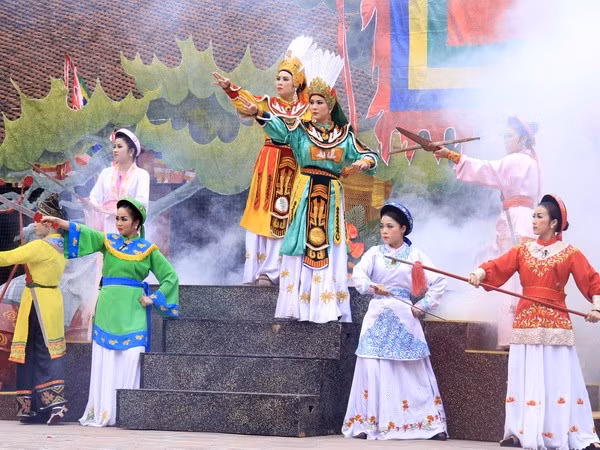 Anniversary of Hai Ba Trung Uprising marked in Hanoi ảnh 1 Anniversary of Hai Ba Trung Uprising marked in Hanoi ảnh 1