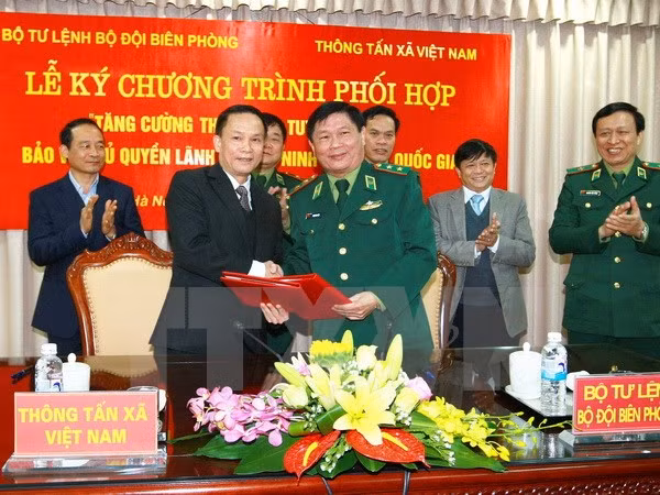 Vietnam News Agency to increase coverage of border security ảnh 1 Vietnam News Agency to increase coverage of border security ảnh 1