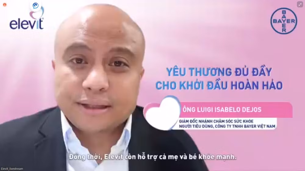 Bayer Vietnam officially launches prenatal multivitamin Elevit ảnh 1