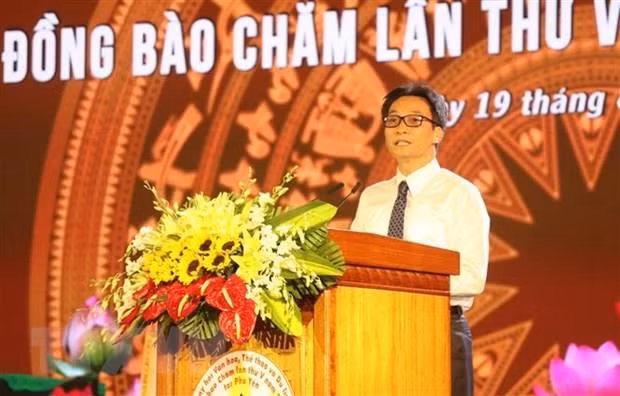 Deputy PM bestows Cham tower national special relic title ảnh 2