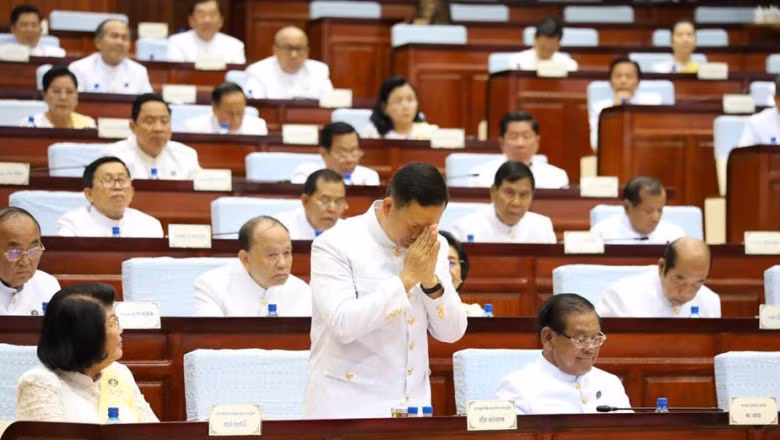 Cambodian new parliament, cabinet apparatuses approved ảnh 1