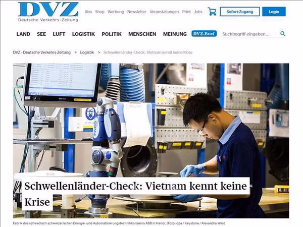 German newspaper highlights Vietnamese market’s prospects ảnh 1 German newspaper highlights Vietnamese market’s prospects ảnh 1