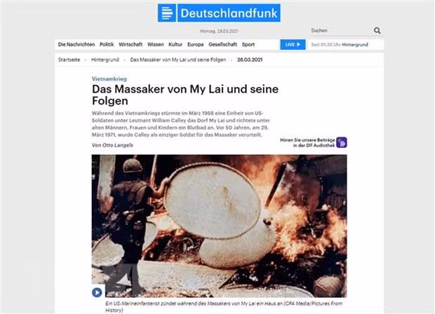 German historian: My Lai massacre a terrible war crime ảnh 1