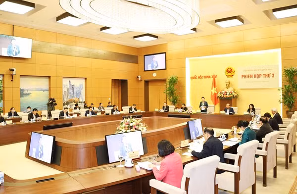 Top legislator chairs National Election Council's third meeting ảnh 2