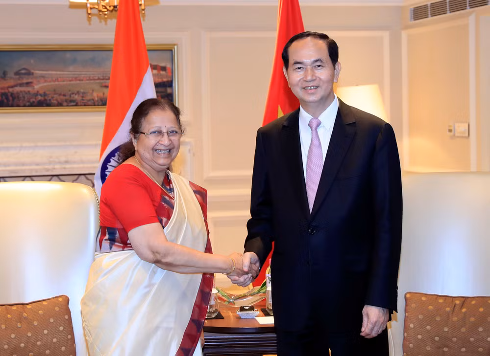 Vietnamese President calls for stronger ties with India ảnh 1