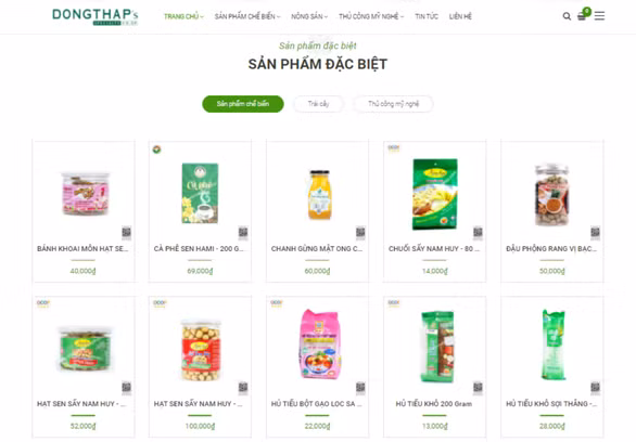 Dong Thap launches agricultural products website ảnh 1