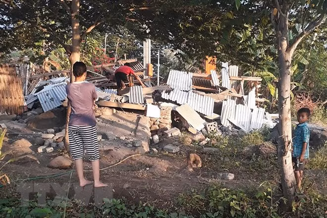 Indonesian President orders relief aid for earthquake victims ảnh 1
