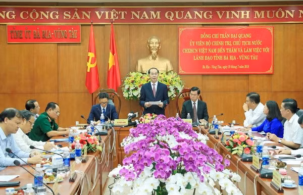 President urges Ba Ria-Vung Tau to use resources effectively ảnh 1 President urges Ba Ria-Vung Tau to use resources effectively ảnh 1