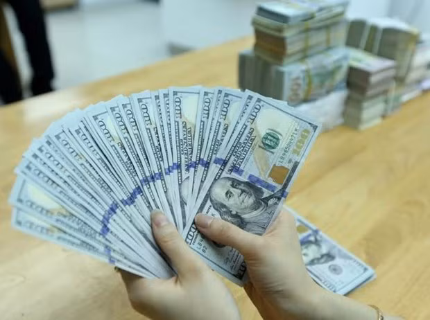 Reference exchange rate revised up by 8 VND ảnh 1