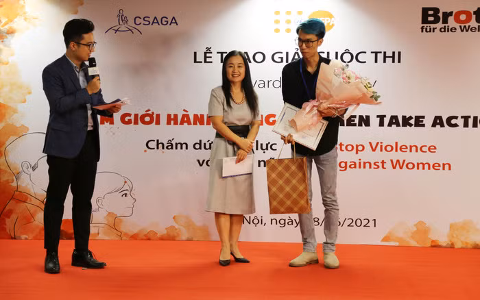 Winners of contest on stopping violence against women announced ảnh 1