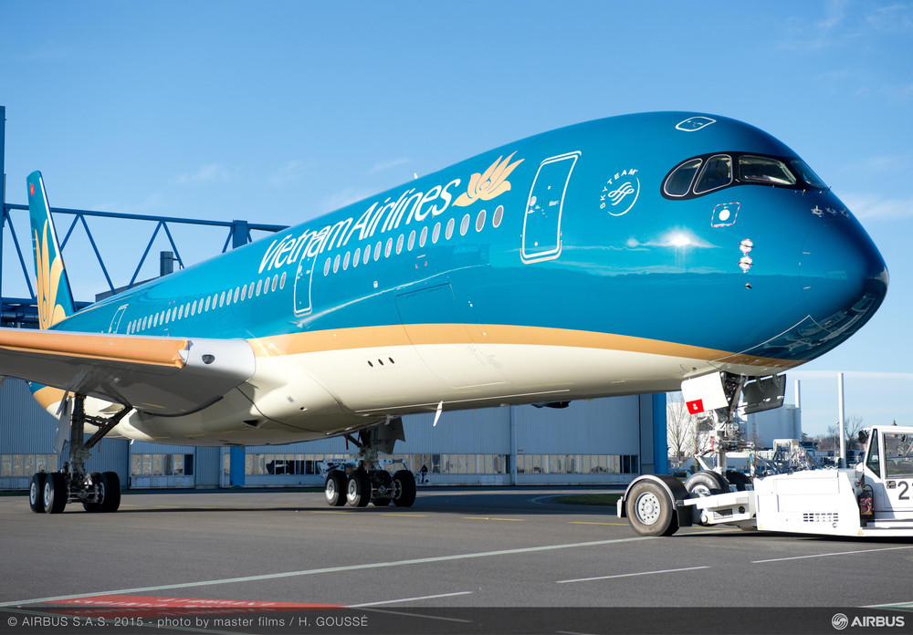 Vietnam Airlines starts using Airbus A350 on Hanoi-Seoul route