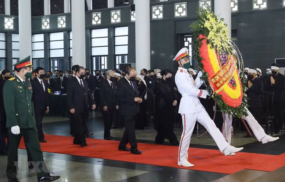  Nearly 660 delegations attend national mourning of former Party leader ảnh 1