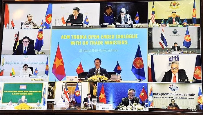 ASEAN, UK hold online economic dialogue ảnh 1