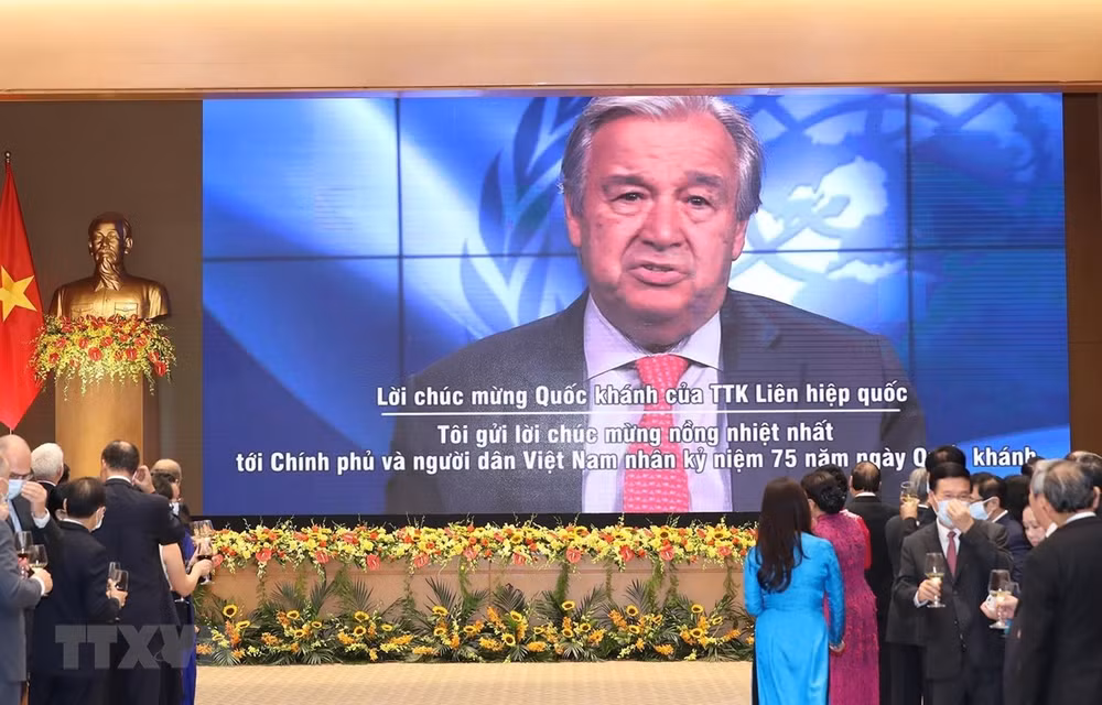 UN Secretary General congratulates Vietnam on National Day ảnh 1