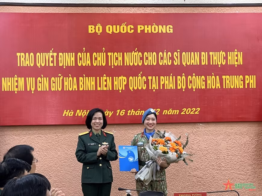 Four Vietnamese peacekeepers to depart for Central African Republic ảnh 2