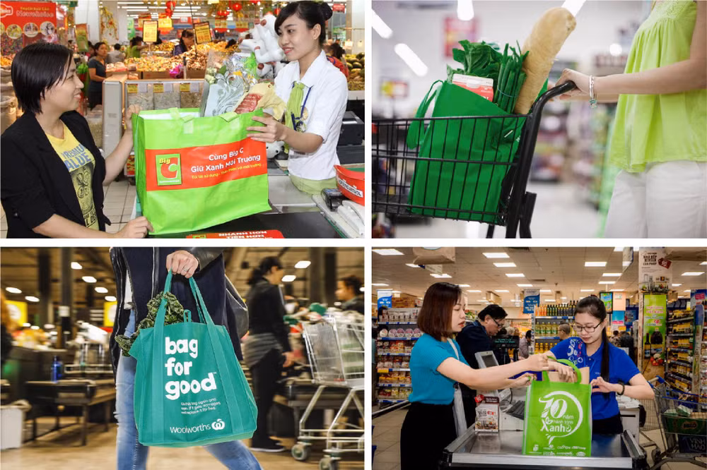 Workshop seeks to reduce plastic bag use at supermarkets ảnh 1