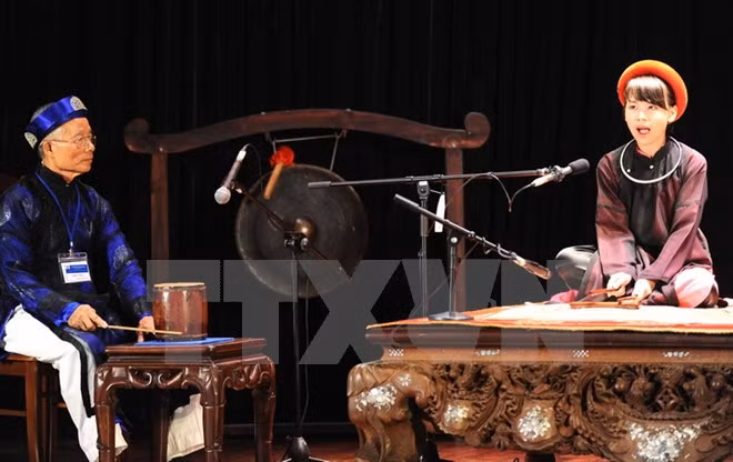 Ca tru introduced to tourists to Quang Binh ảnh 1