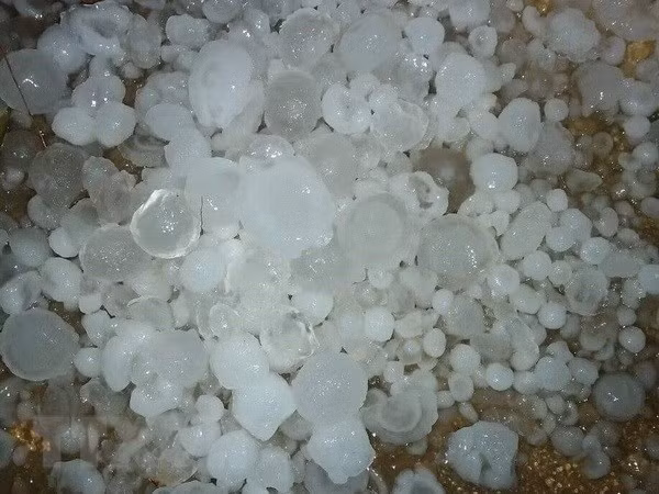 Hailstones rain down on mountainous Lao Cai province ảnh 1