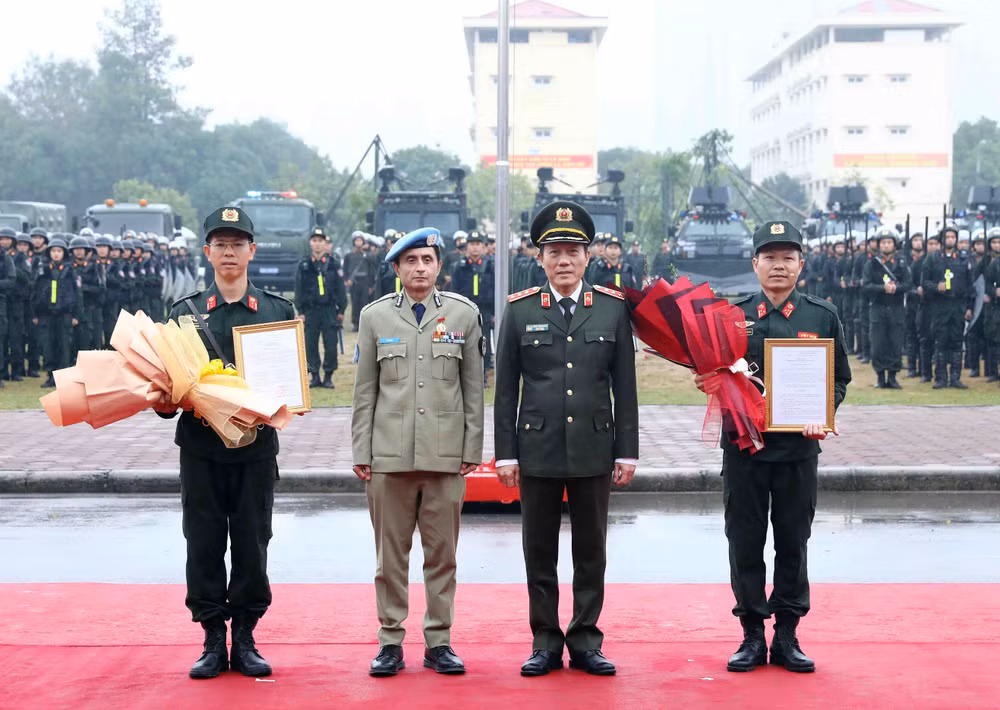 First police peacekeeping unit of Vietnam established ảnh 1 First police peacekeeping unit of Vietnam established ảnh 1