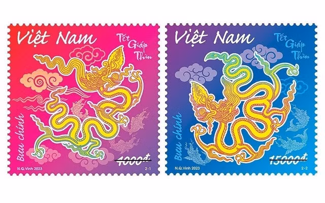 Year of Dragon stamp collection released, promoting Vietnam’s world heritage ảnh 1