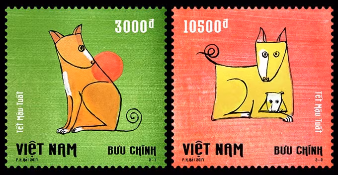 New stamps welcome Year of the Dog ảnh 1