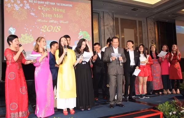 Vietnamese expats in Singapore celebrate Lunar New Year ảnh 1