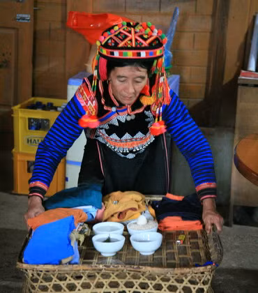 Unique rainy season festival of Ha Nhi ethnic people ảnh 2