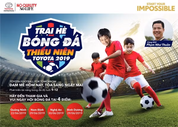 Toyota junior football camp 2019 to kick off ảnh 1