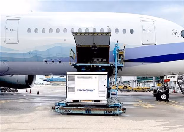 Additional 1.4 mln doses of AstraZeneca vaccine delivered to Vietnam ảnh 1 Additional 1.4 mln doses of AstraZeneca vaccine delivered to Vietnam ảnh 1