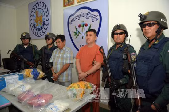 Cambodia arrests over 2,700 drug-related suspects in one month ảnh 1
