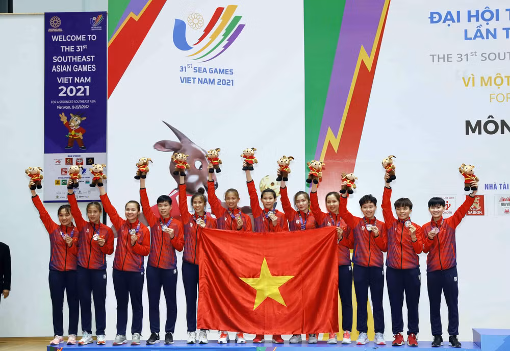 SEA Games 31: Vietnam win a silver and bronze in Sepak Takraw ảnh 1 SEA Games 31: Vietnam win a silver and bronze in Sepak Takraw ảnh 1