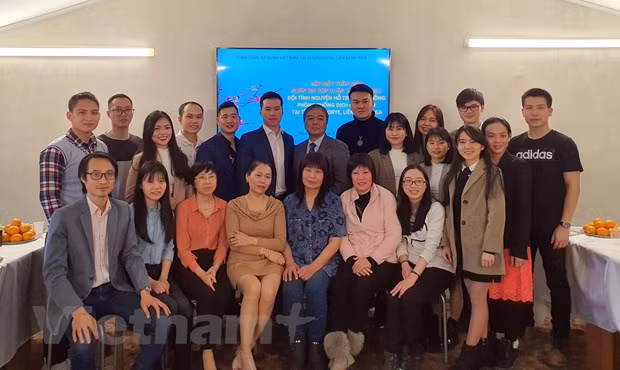 Diplomatic agencies in Australia, Italy, Russia hold Tet gatherings with OVs ảnh 4 Diplomatic agencies in Australia, Italy, Russia hold Tet gatherings with OVs ảnh 4