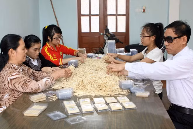 Outstanding blind individuals honoured in Hanoi ảnh 1