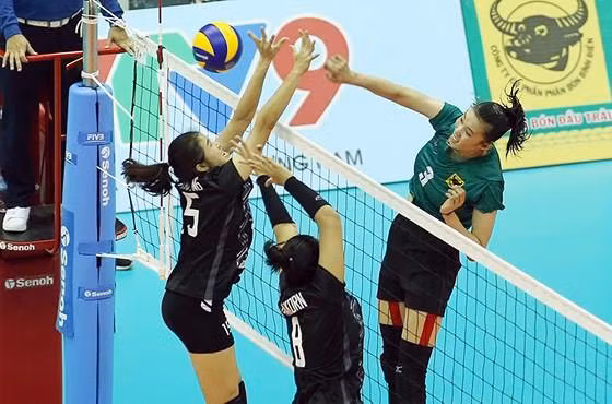 Eight teams vie for trophy at int’l women’s volleyball tourney ảnh 1