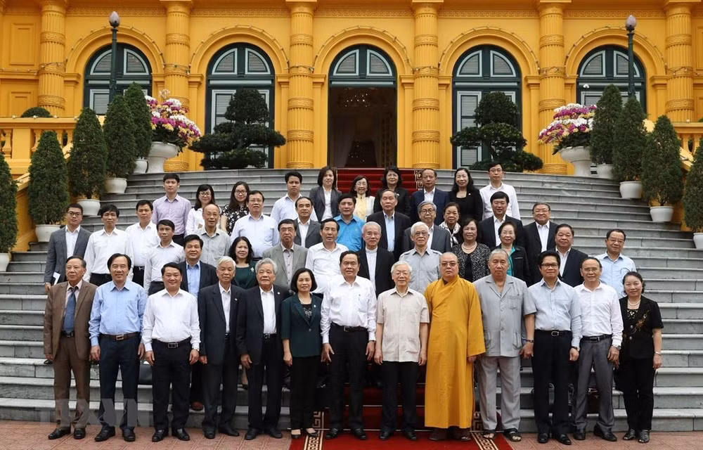 Top leader hails front’s role in strengthening solidarity ảnh 1