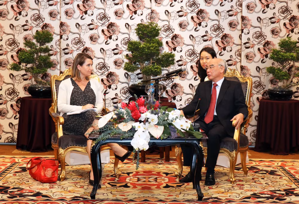 US legislative assistants visit HCM City ảnh 1