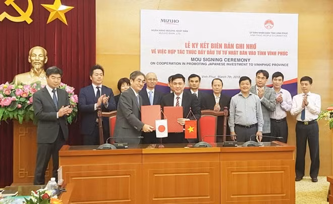Japanese bank signs cooperation agreement with Vinh Phuc province ảnh 1 Japanese bank signs cooperation agreement with Vinh Phuc province ảnh 1