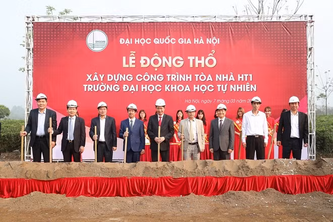 Work starts on new building of Hanoi University of Science ảnh 1