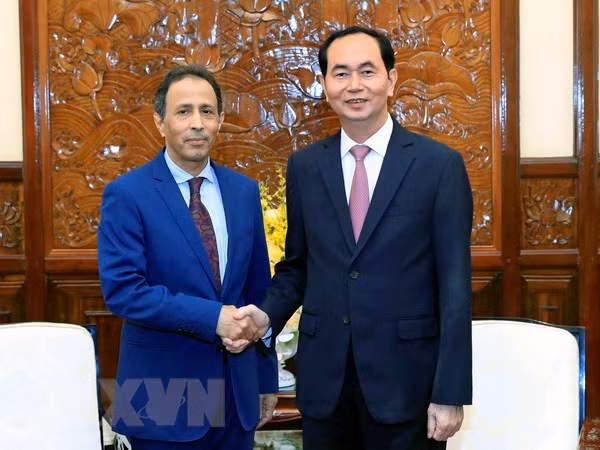 President greets outgoing UAE Ambassador ảnh 1