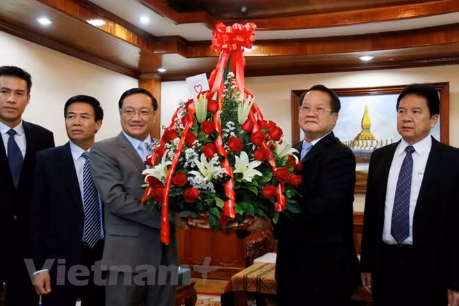Vietnam congratulates Laos on 63rd Party founding anniversary ảnh 1