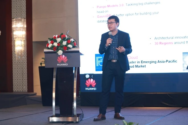 Many companies are developing long-term strategies to establish data centers in Vietnam. (Photo: Huawei) 9vev1pxp.png