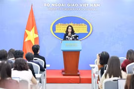 Spokeswoman of the Ministry of Foreign Affairs Pham Thu Hang. (Photo: VNA)