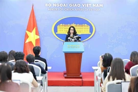 Spokeswoman of the Ministry of Foreign Affairs Pham Thu Hang. (Photo: VNA)