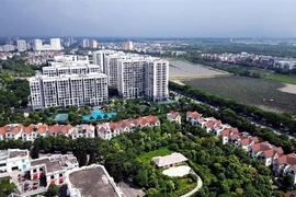  A newly developed residential complex in Long Bien district, Hanoi. (Photo: VNA)