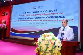 Permanent Deputy Minister of Culture, Sports, and Tourism Le Hai Binh speaks at the event (Photo: VNA)
